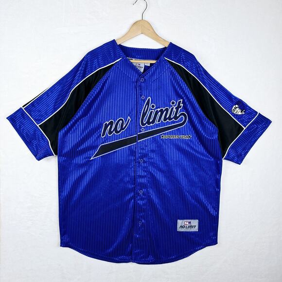 Vintage No Limit Soldier Gear Baseball Jersey Size XL Master P Miller Hip Hop - Picture 2 of 15